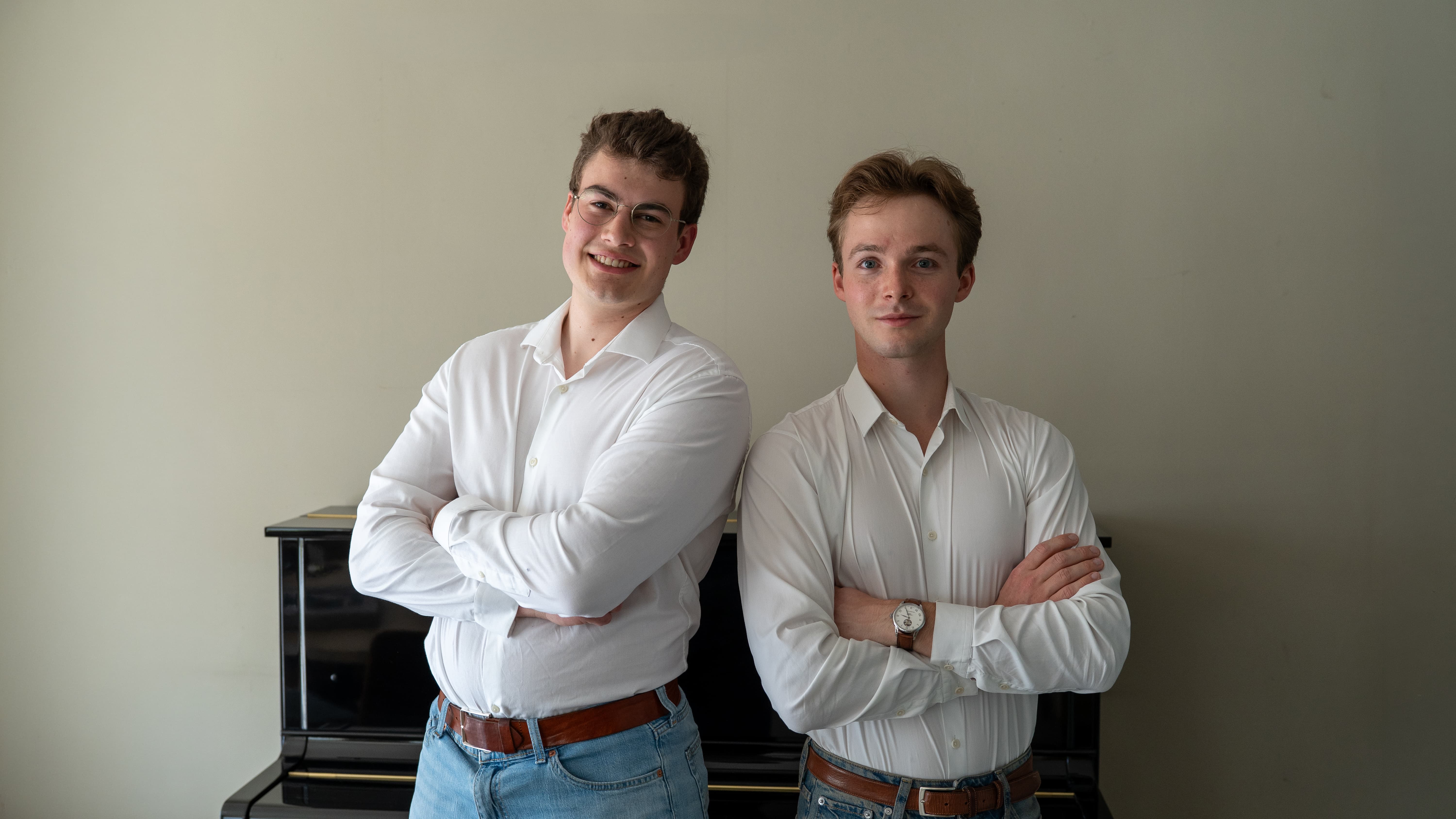 Jonathan Denoo en Kyani Logghe, oprichters van ClassEdit